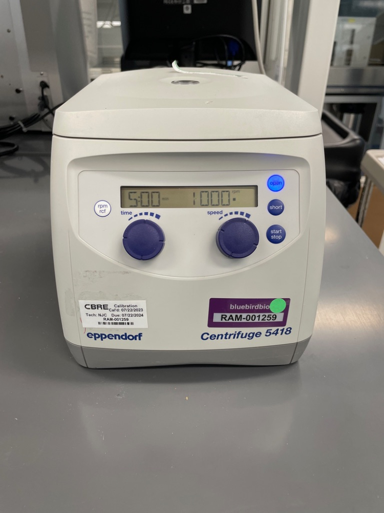 Image of Eppendorf 5418 Centrifuge